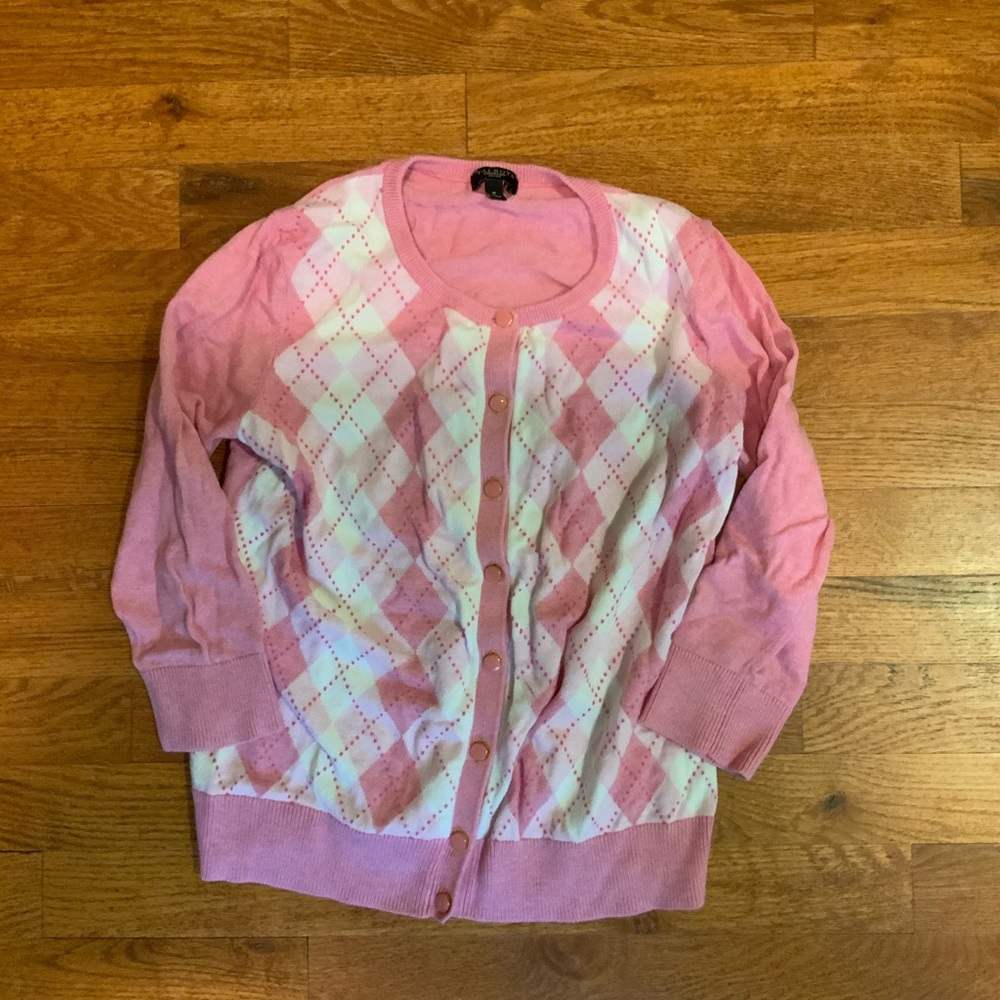 TALBOTS Patterned Cardigan